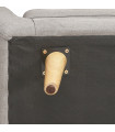 Canapé design gris clair en tissu Altum