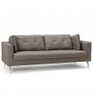 Canapé design gris foncé en tissu Abbey