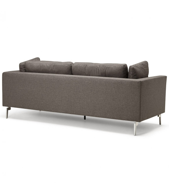 Canapé design gris foncé en tissu Abbey