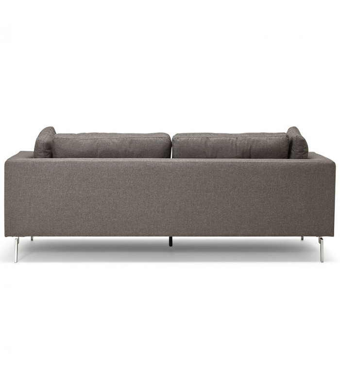 Canapé design gris foncé en tissu Abbey