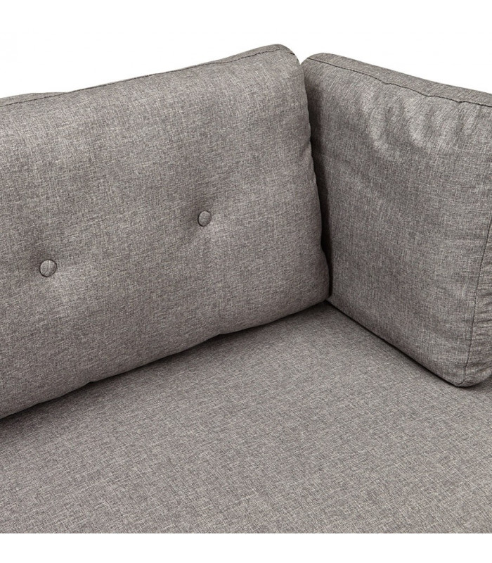 Canapé design gris foncé en tissu Abbey