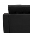 Canapé design noir en tissu Blake Mini