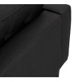 Canapé design noir en tissu Blake Mini