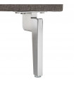 Canapé design gris foncé en tissu Abbey Mini