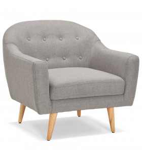 Canapé design gris clair en tissu Altum Mini