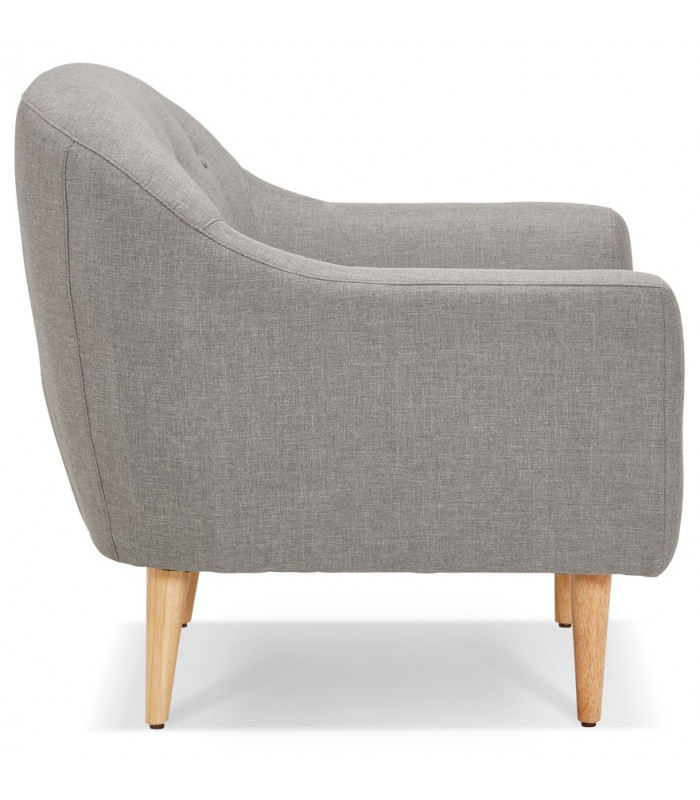Canapé design gris clair en tissu Altum Mini