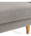 Canapé design gris clair en tissu Altum Mini