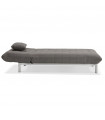 Canapé design gris foncé en tissu Elms