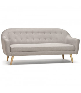 Canapé design gris clair en tissu Altum