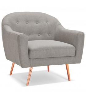 Canapé design gris clair en tissu Altum Mini