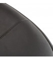 Fauteuil design blanc en plastique et similicuir Everett