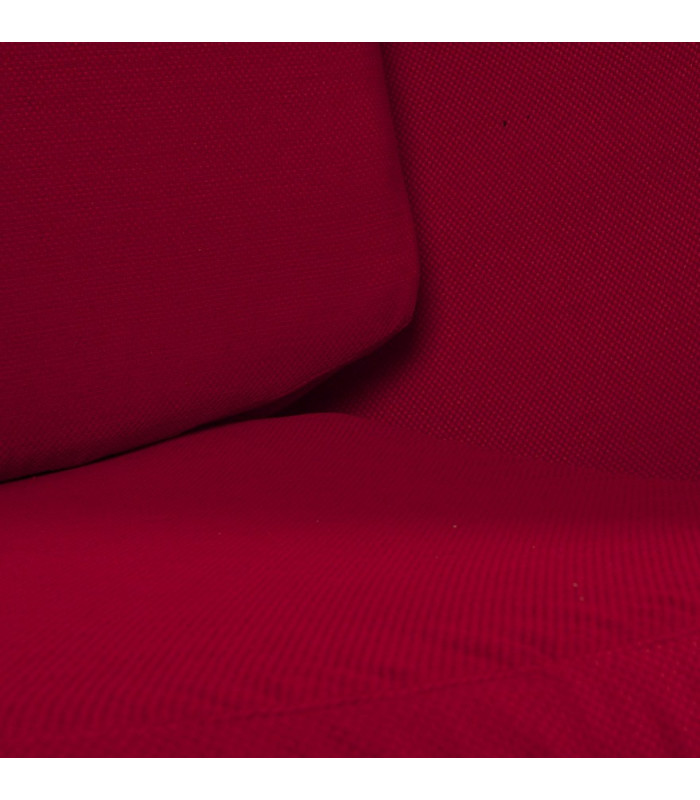 Fauteuil design blanc en plastique et tissu Piccadilly
