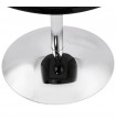 Fauteuil design noir en plastique et similicuir Fiennes