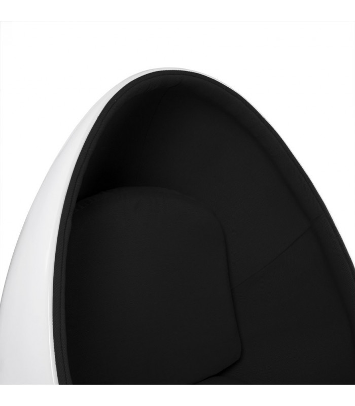 Fauteuil Design blanc en plastique et tissu Piccadilly