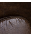 Fauteuil design alu en aluminium et similicuir Piccadilly Alu